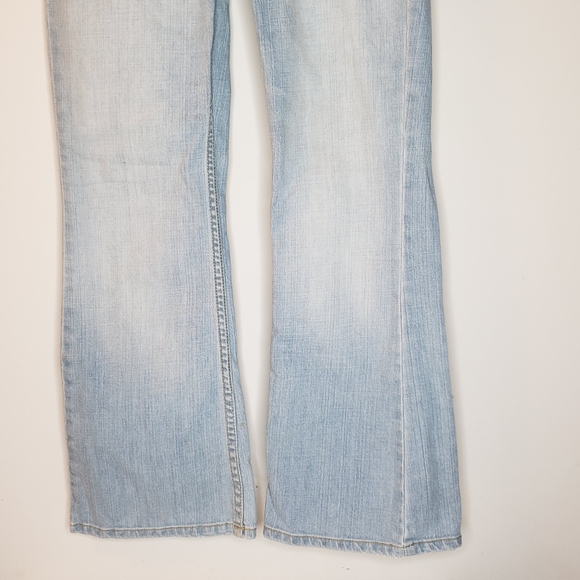 AEROPOSTALE jeans light wash skinny flare 7 / 8 short petite Hailey 30x28 8P P8 - Picture 10 of 11